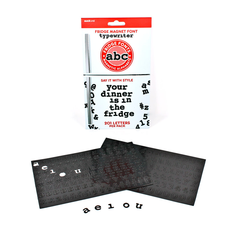 Fridge Fonts Fridge letters with character.