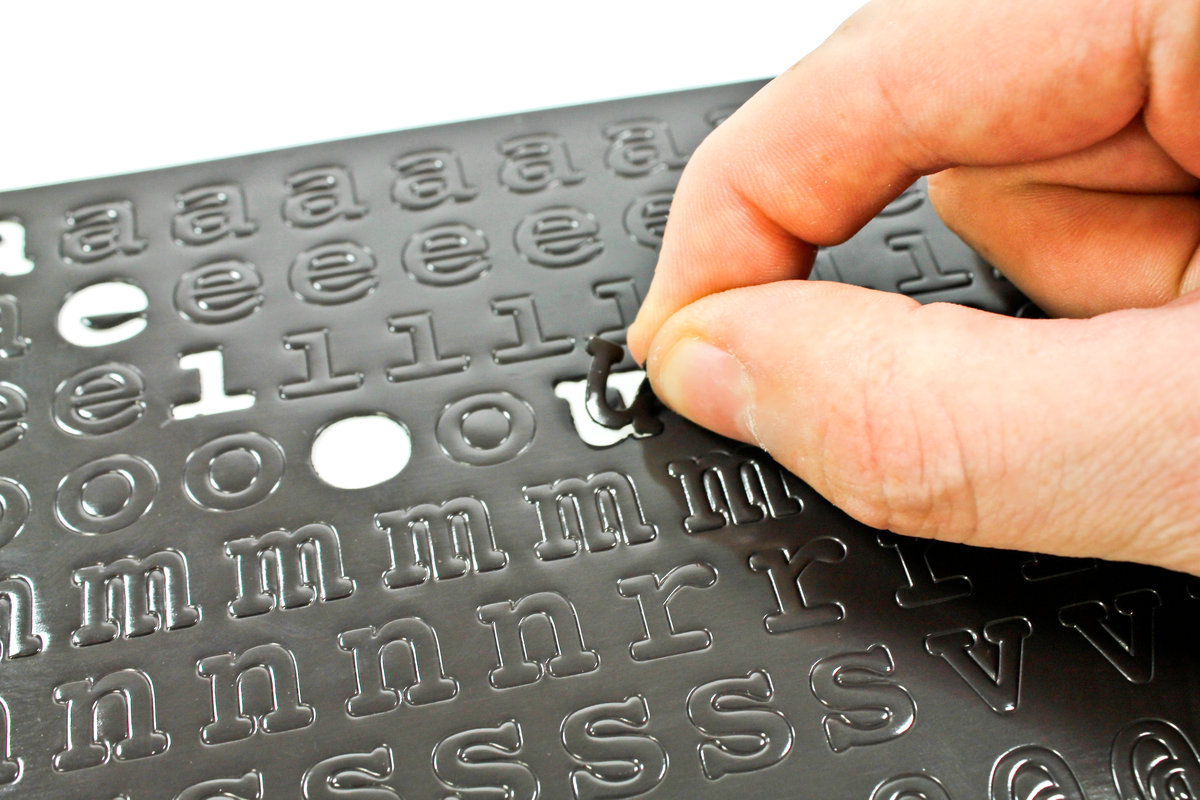 Fridge Fonts Fridge letters with character.