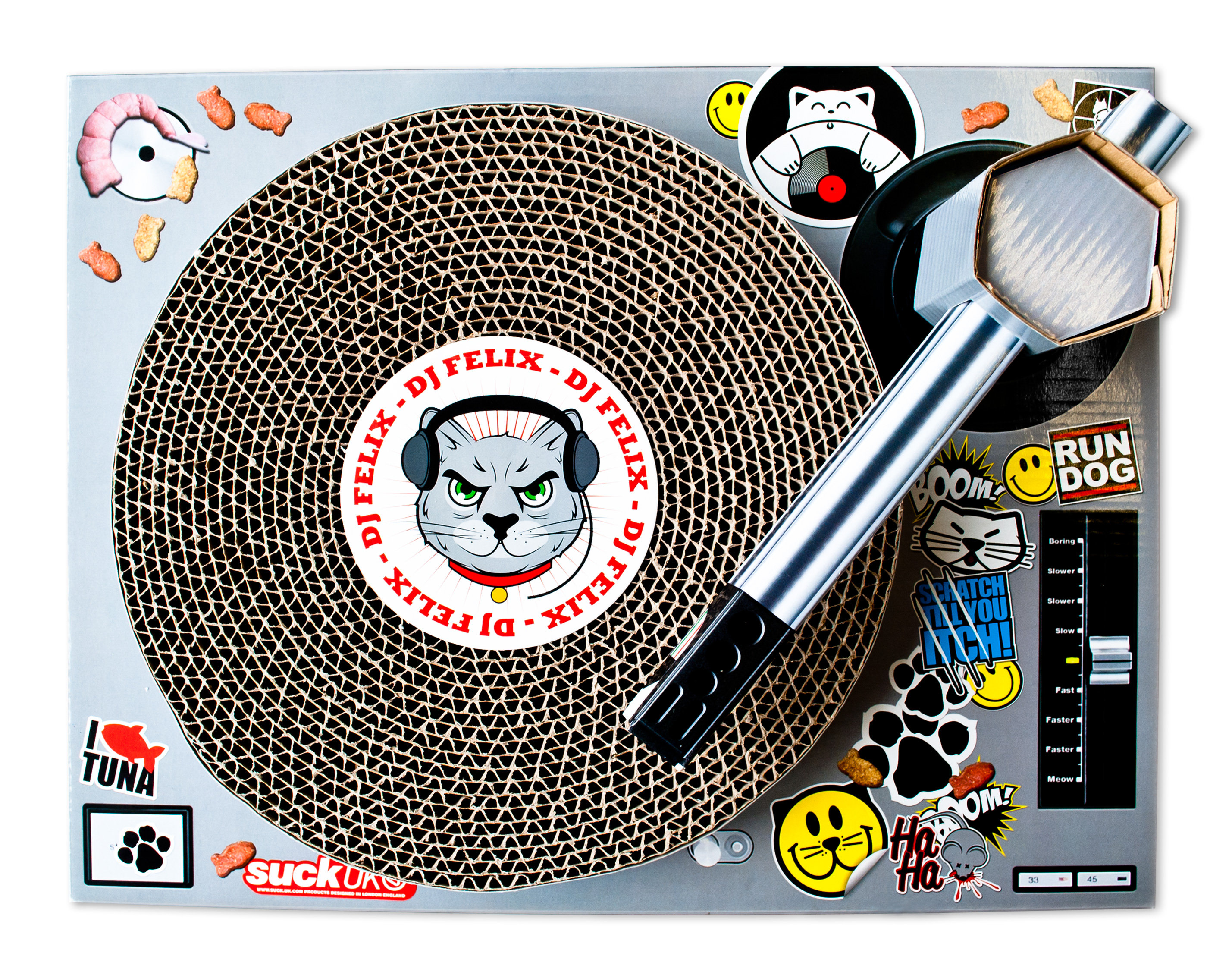 Cat Scratch Turntable Content Gallery Cardboard DJ turntable