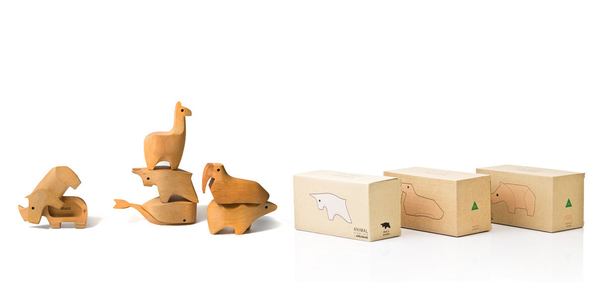 Animal Boxes Simple wood animals with hidden storage.