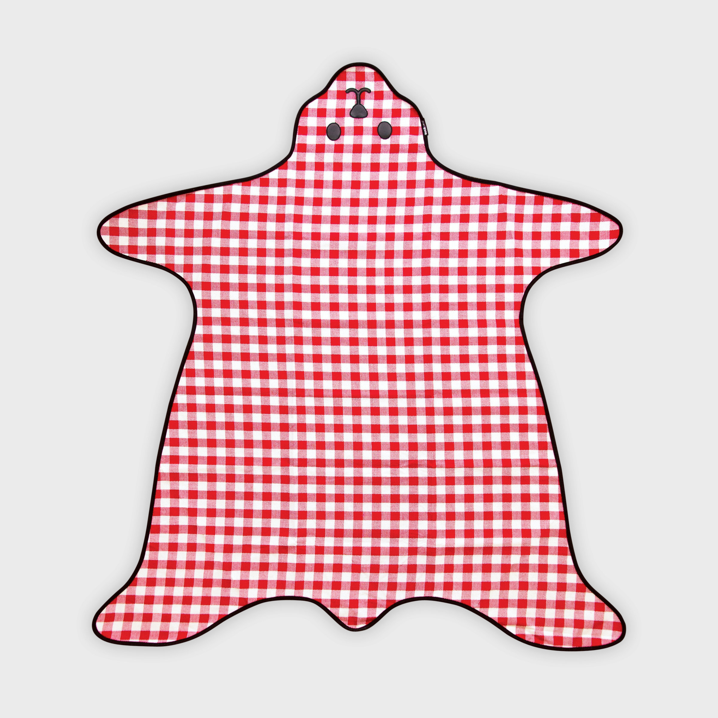 Bear Skin Picnic Blanket Extravagant bear shaped picnic rug.