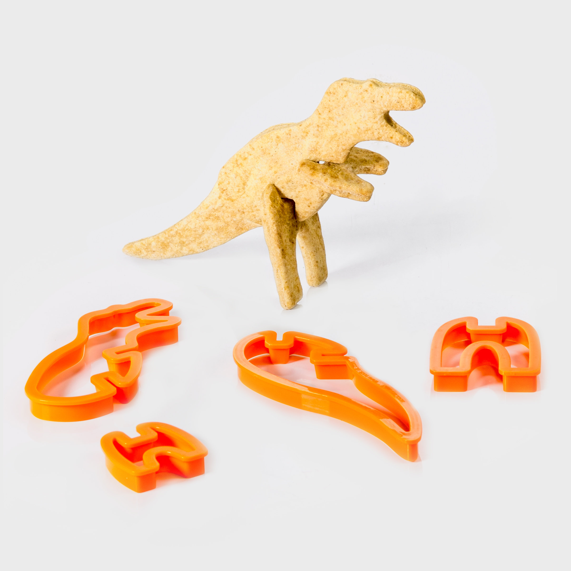 3D Dinosaur Cookie Cutters Bake, assemble & eat 3D dinosaurs.