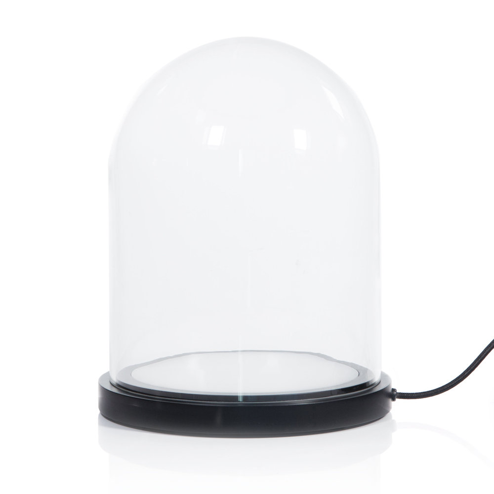 Bell Jar Lamp Illuminate your favourite objects in a glass case.