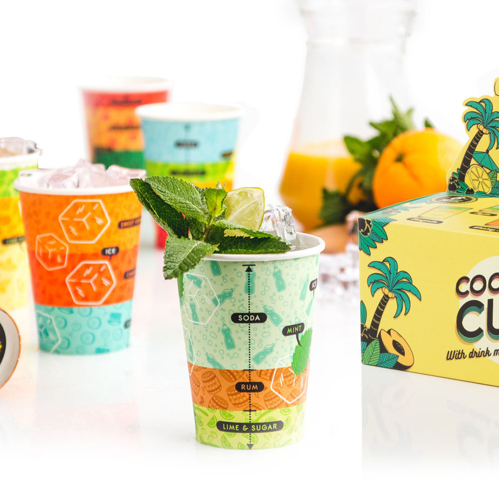 Cocktail Party Cups Bring a fresh twist to the party.