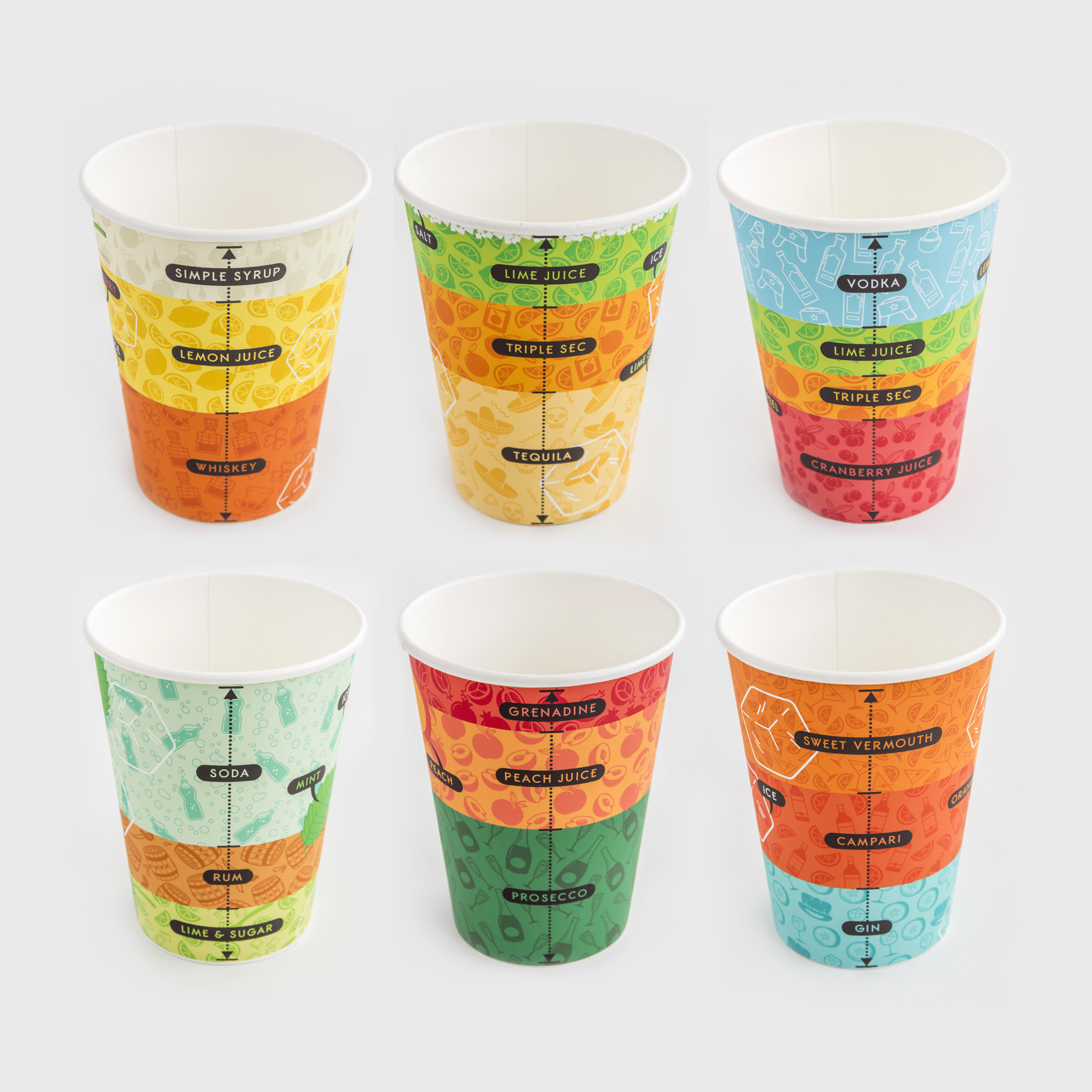 Cocktail Party Cups Bring a fresh twist to the party.