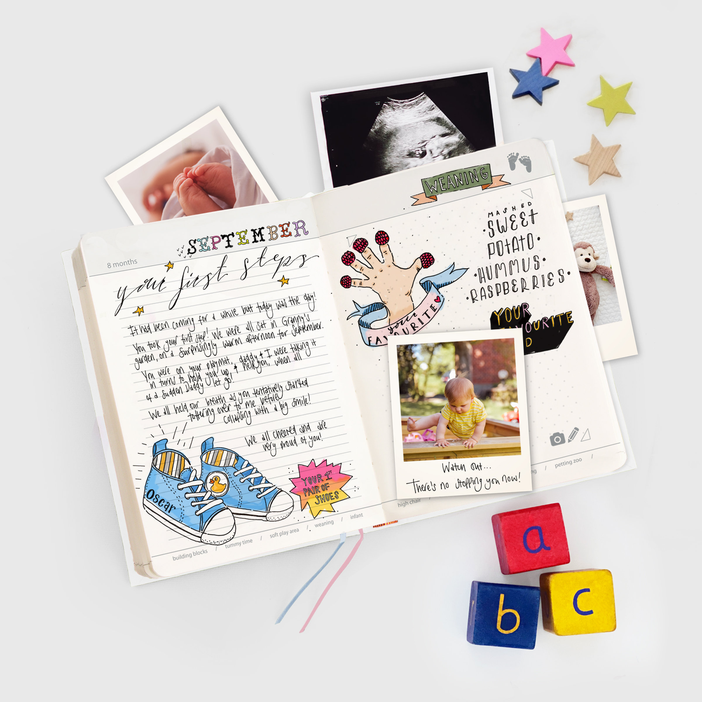 My Baby Book Journal your child's formative years for posterity.