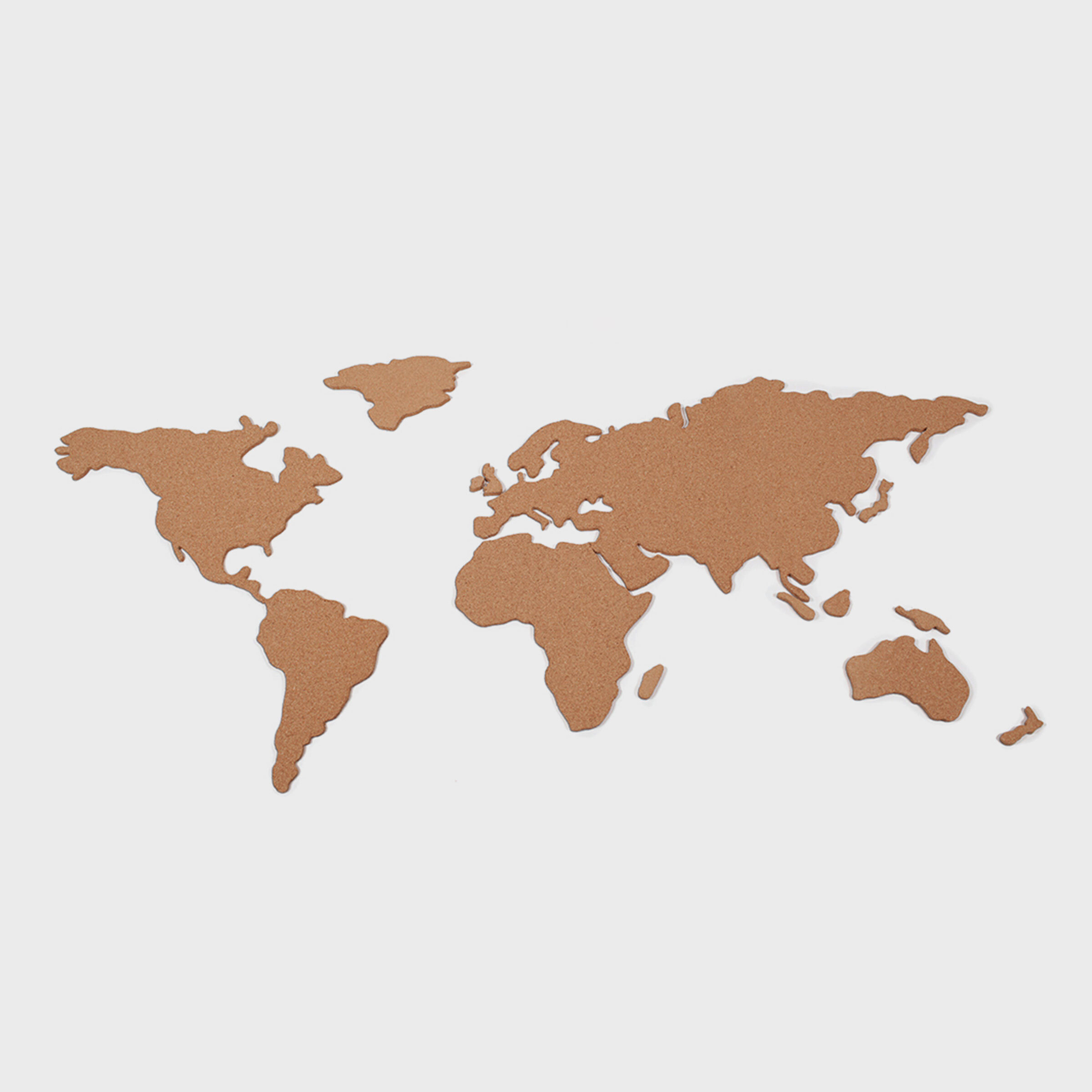 Corkboard Map CutOut World Map Pin Board (Luckies)