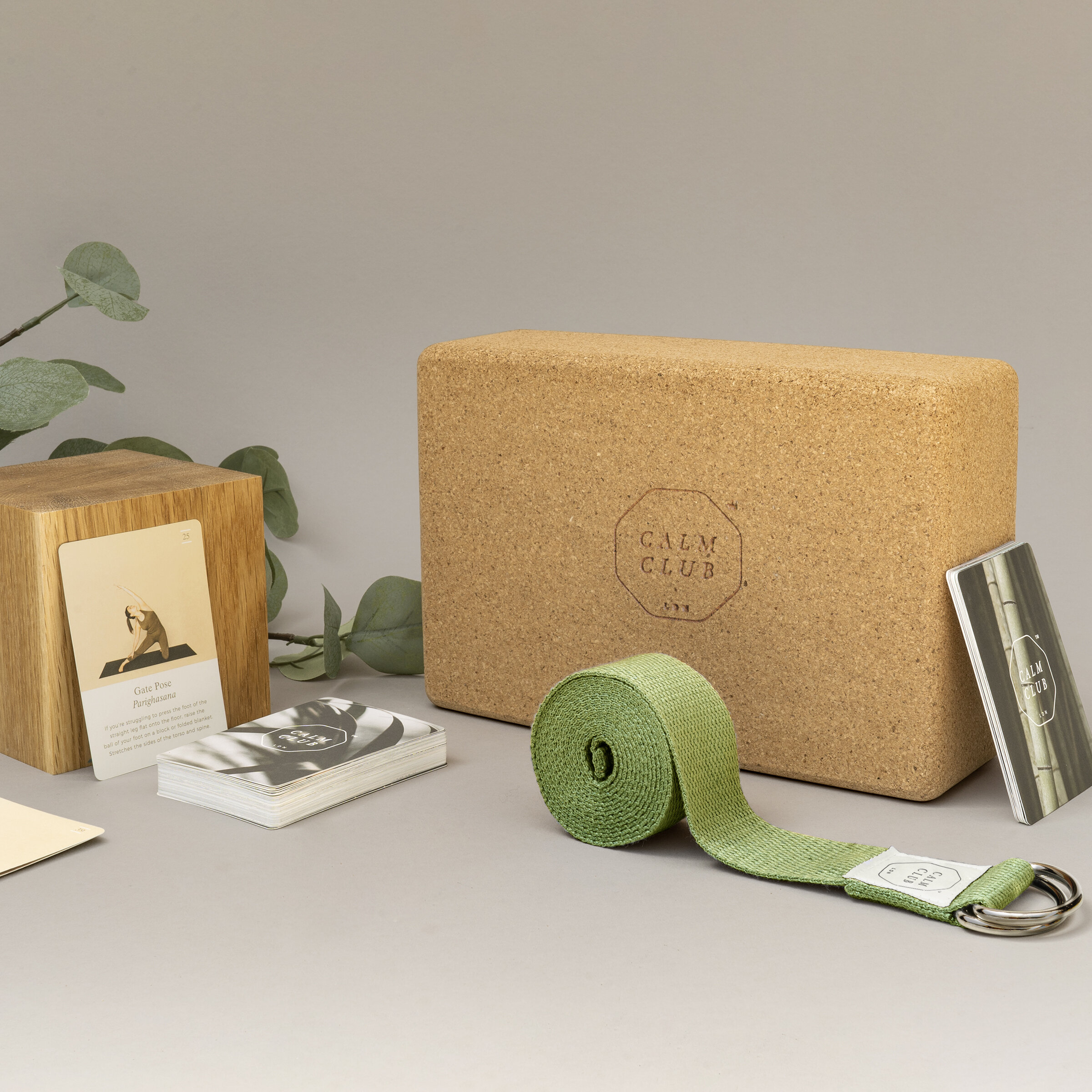 Yoga Box Calm Club Yoga Starter Kit.