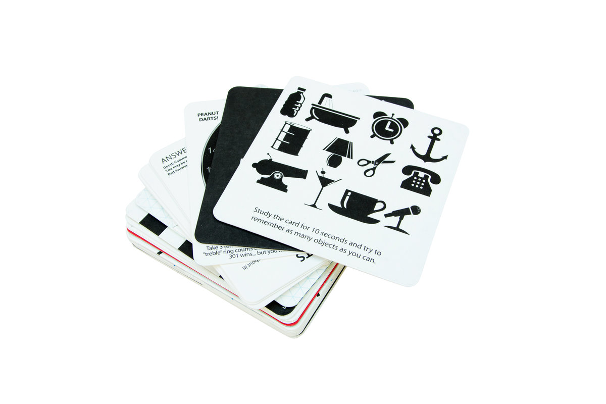 Bar Games Beer Mats Set of beer mats with games & puzzles.