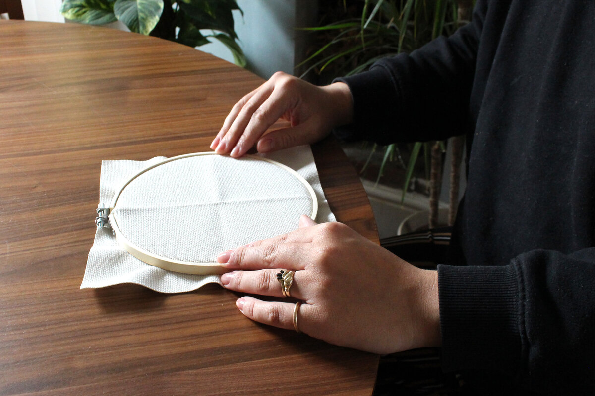 Needle & Hoop Calm Club Punch needle craft kit.