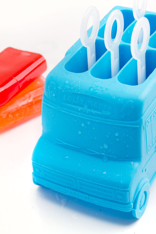 Ice Lolly Maker Ice cream truck shaped Icelolly moulds.