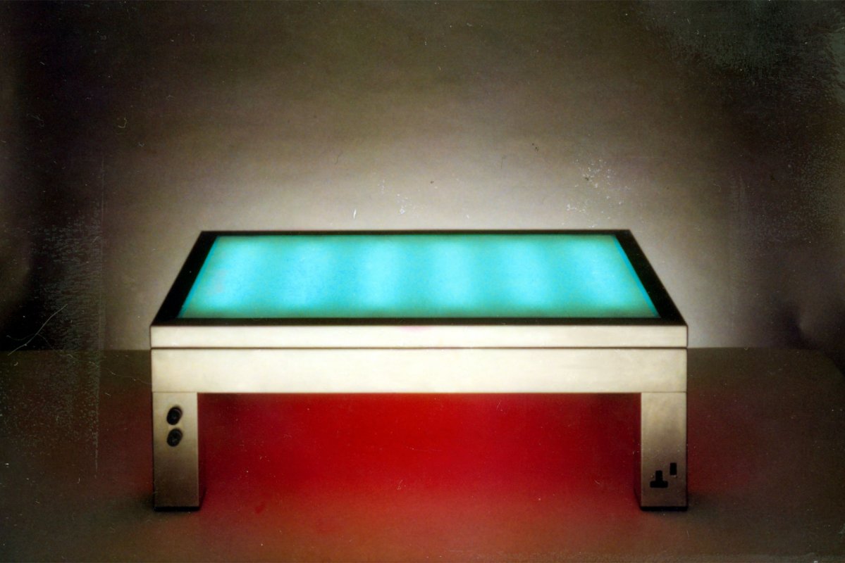Coffee Table Furniture that lights up the room.