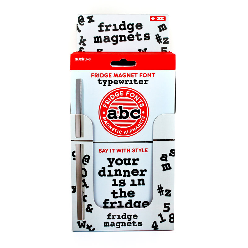 Fridge Fonts Fridge letters with character.