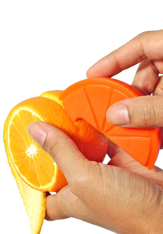 Fruit Peeler Peel citrus fruit quickly, easily & perfectly.