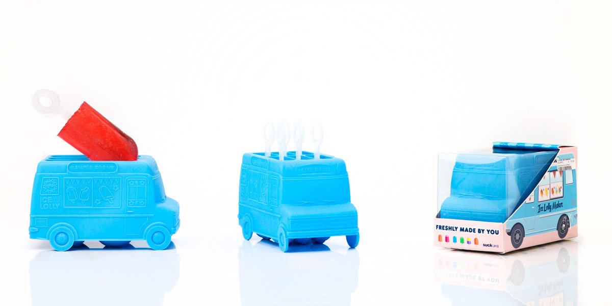 Ice Lolly Maker Ice cream truck shaped Icelolly moulds.