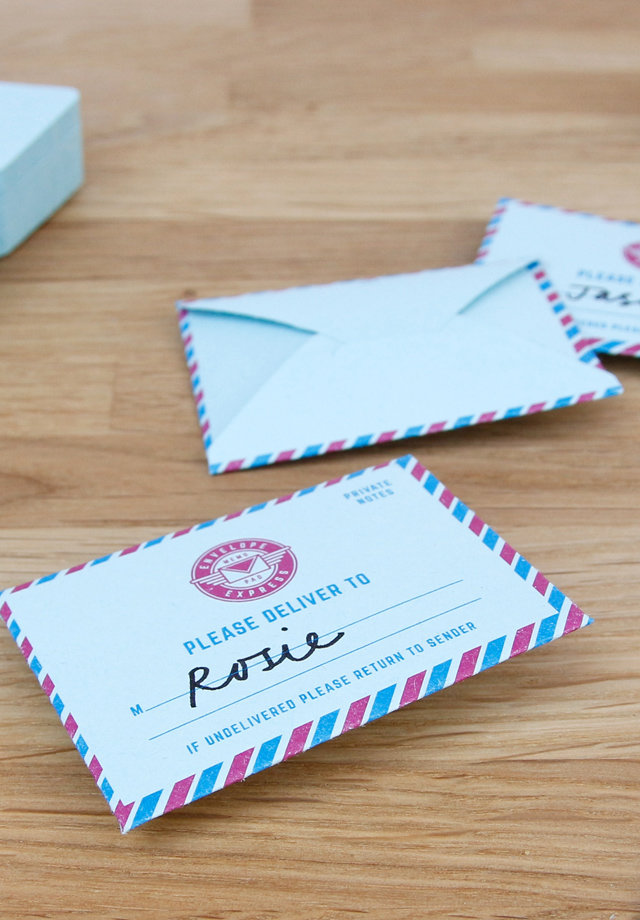 Mini Mail Foldup message memos.