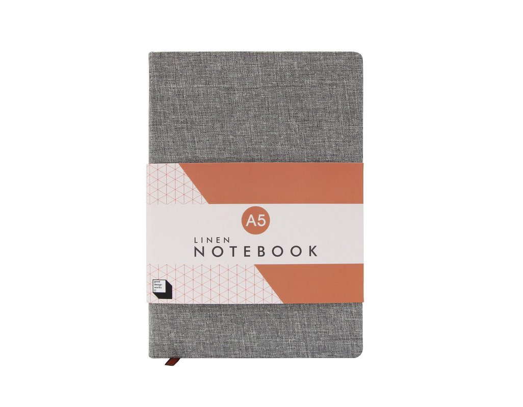 Linen Notebook Cloth bound hardback notebooks.