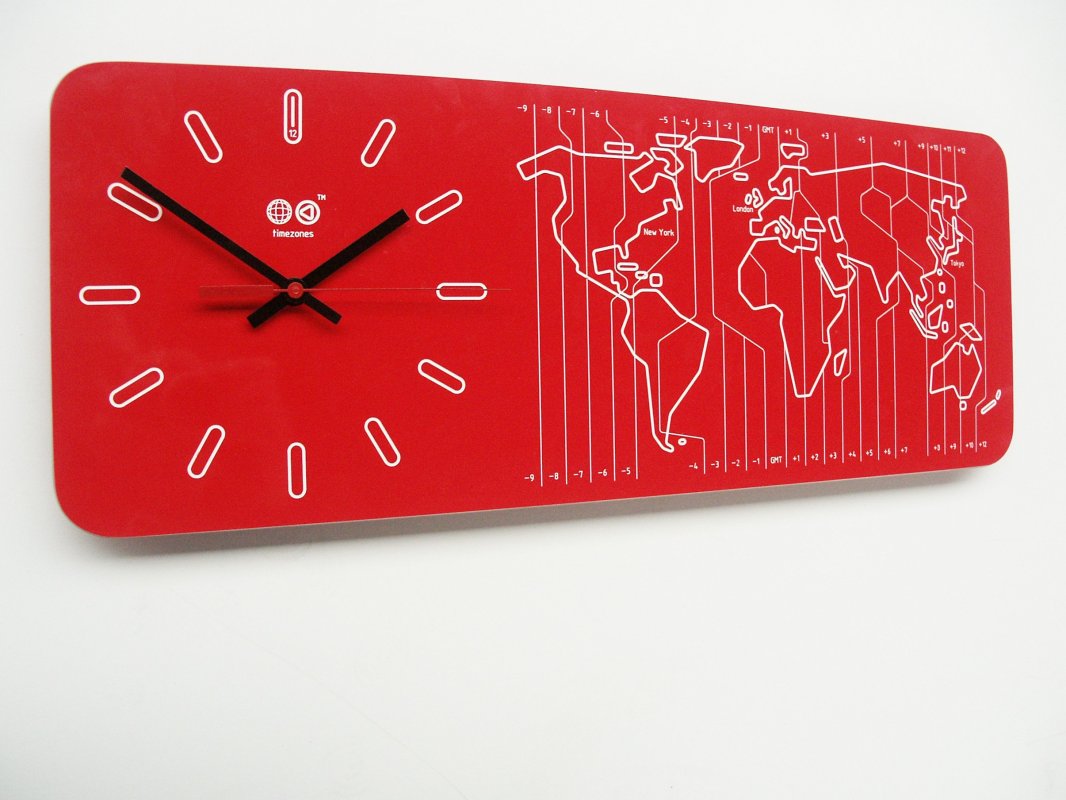 TimeZone Clock Wall Clock with world time calculations