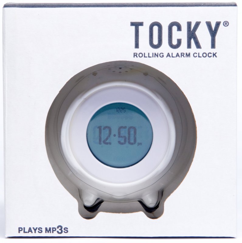 Tocky The alarm clock that runs away from you.