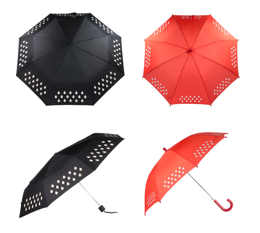 Colour Change Umbrella Changes to bright colours when wet.