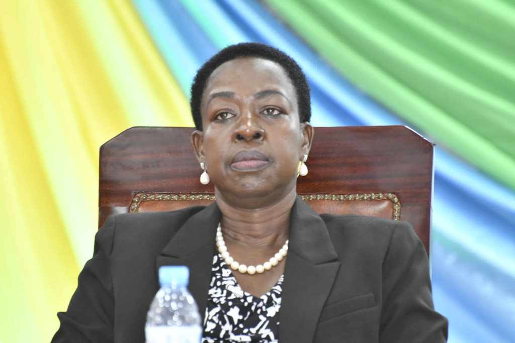 Speaker of National Parliament, Jemma Nunu Kumba speaks during the opening of the first session of Transitional National Legislature in Juba on Monday, 30 August 2021[Photo by Awan Achiek/Sudans Post]