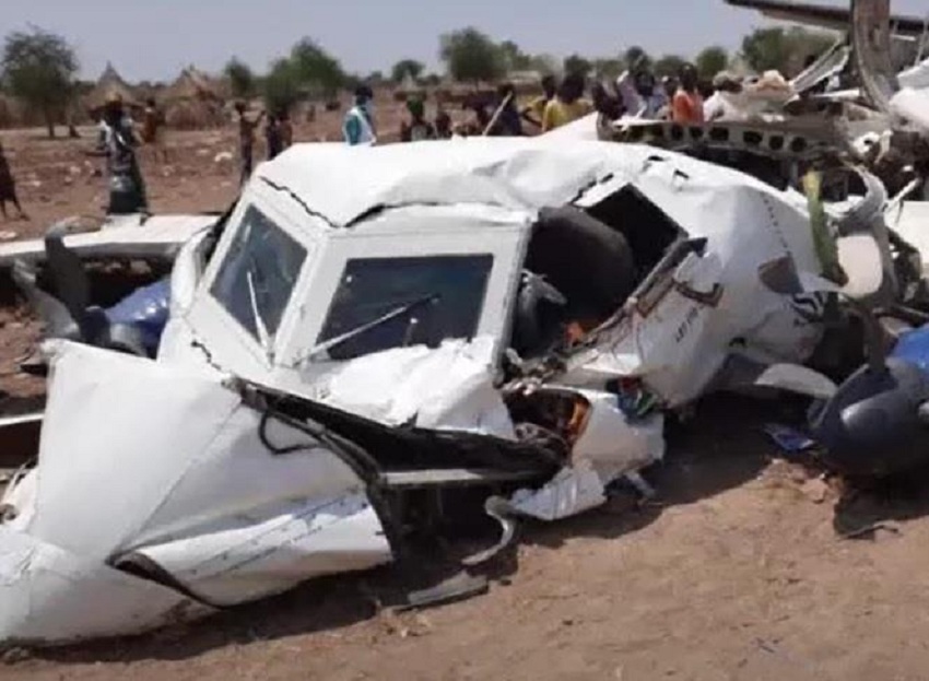 Air accident in South Sudan. [Photo by Reuters]