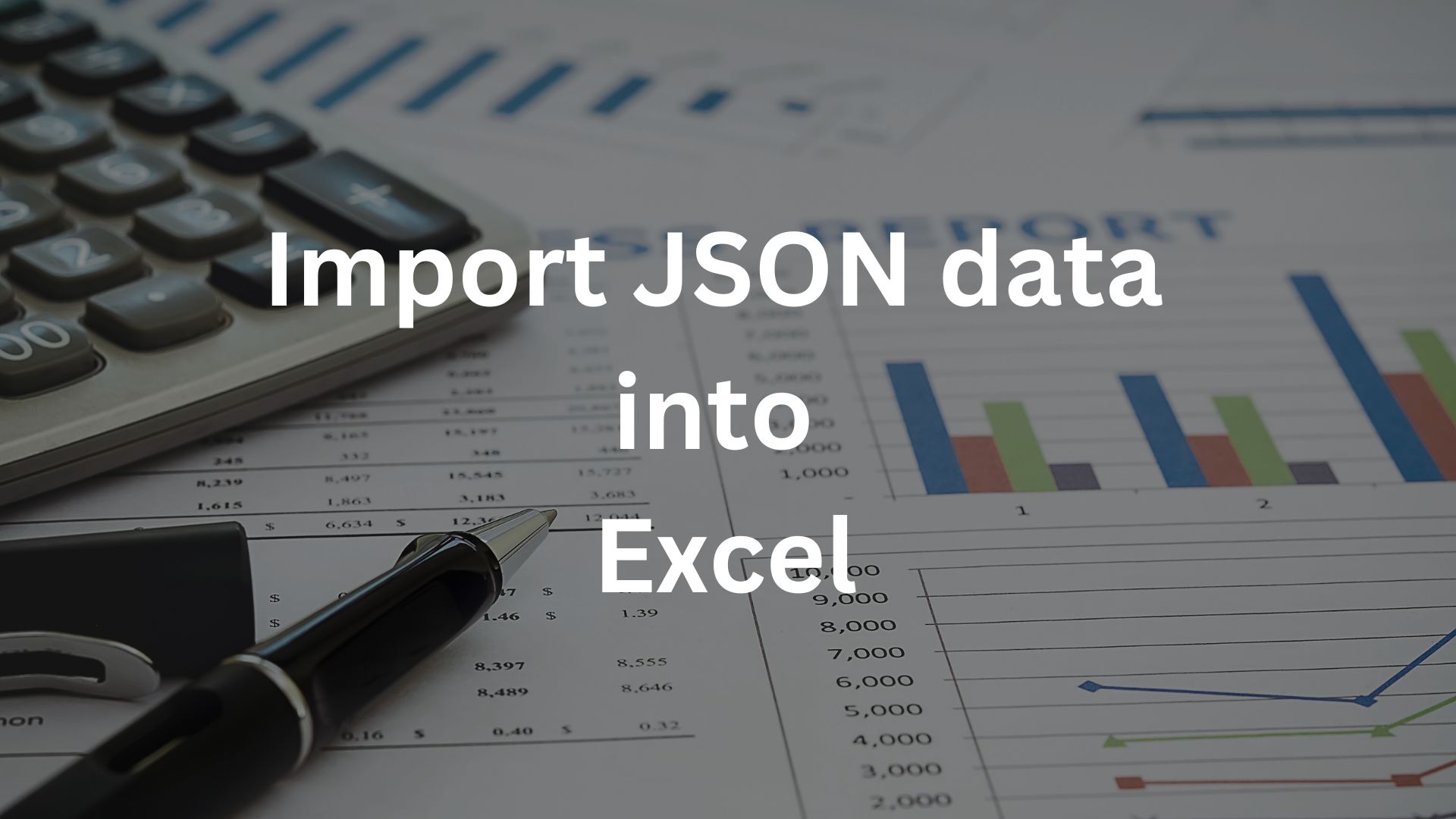 How to import JSON data into Excel