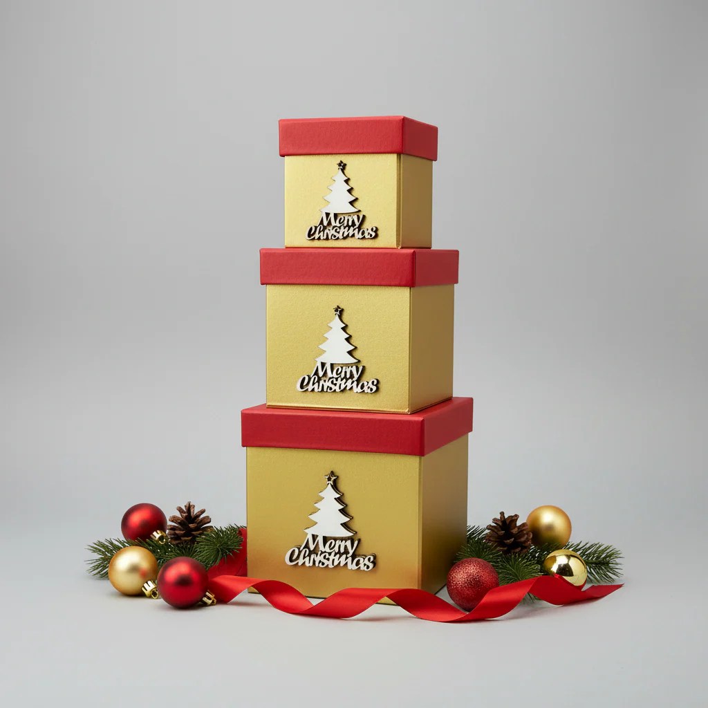 Christmas Box Sugar Gifts