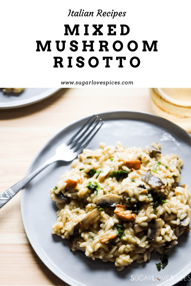 Mixed Mushroom Risotto SugarLoveSpices