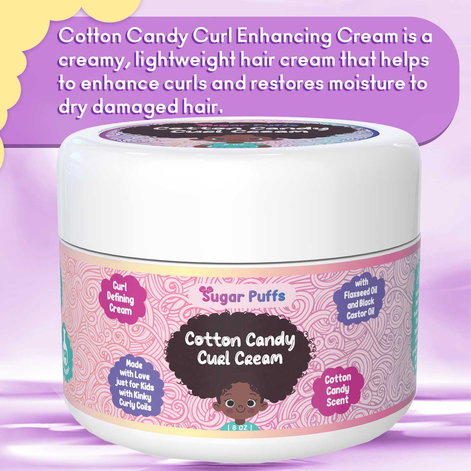 Children's Curly Hair, Tight Hair Care Products Sugar Puffs Hair