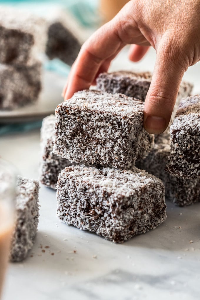 Classic Australian Lamingtons recipe Sugar Salt Magic