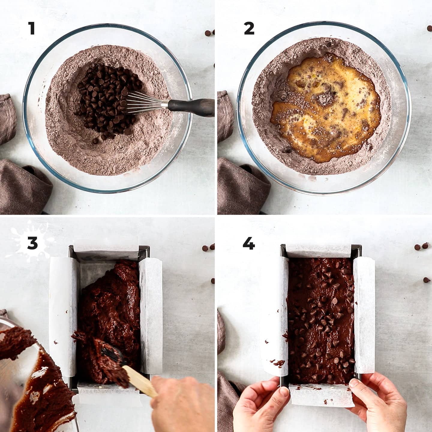 Quick Chocolate Bread (Chocolate Loaf Cake) [+Video] Sugar Salt Magic