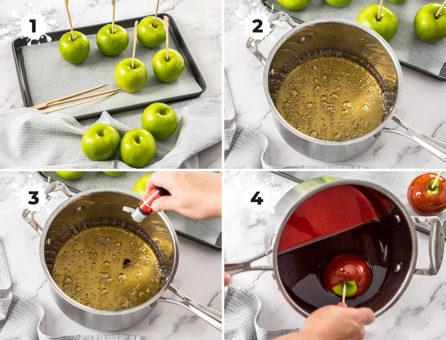 Homemade Toffee Apples (Candy Apples) Sugar Salt Magic