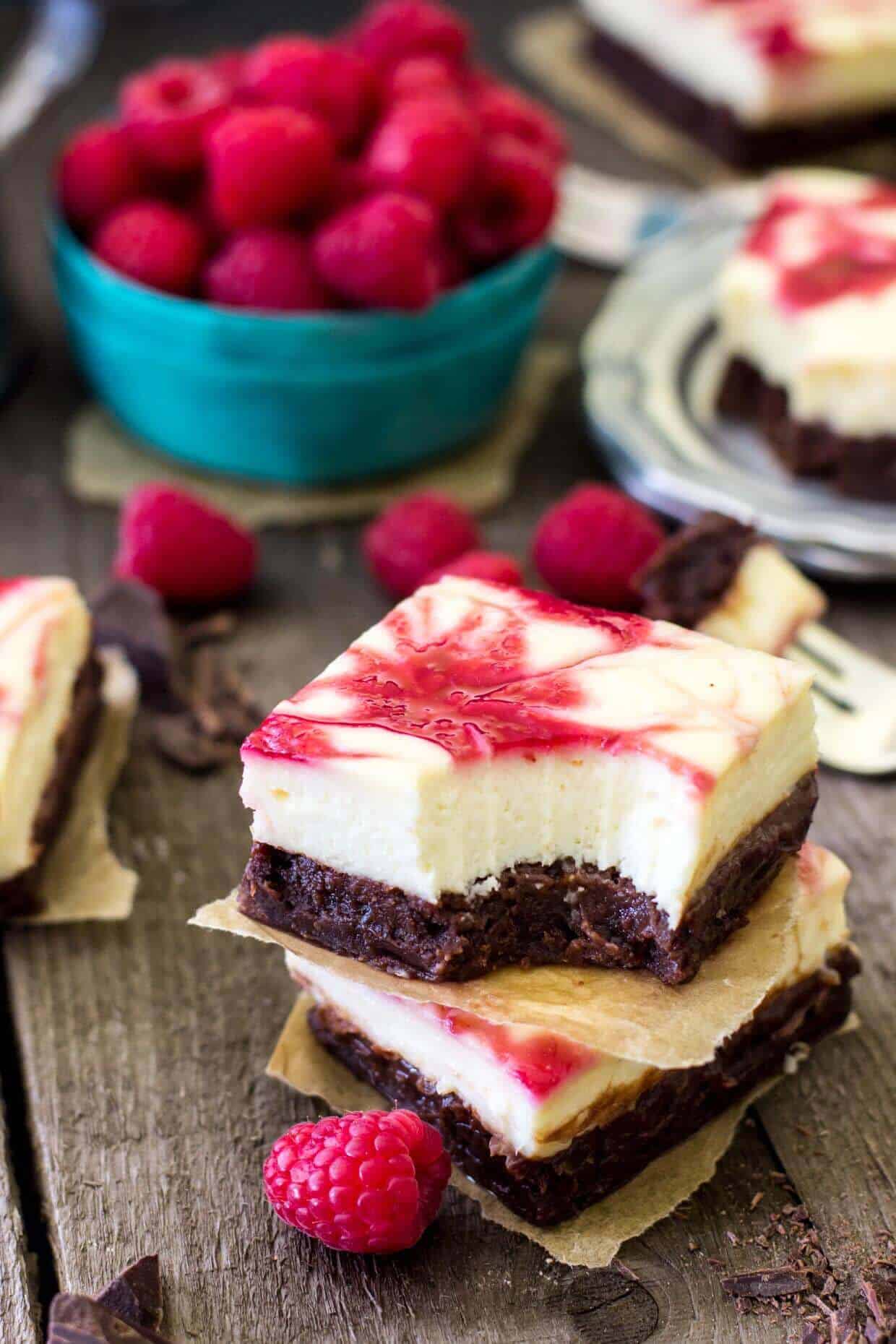 Raspberry Cheesecake Brownies Sugar Spun Run