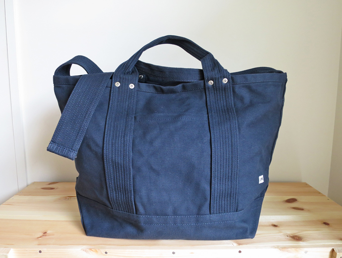 2way Tote Bag Navy Suitable