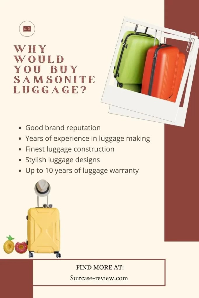 Is Samsonite a luxury brand? Are Samsonite bags worth it? Suitcase Review