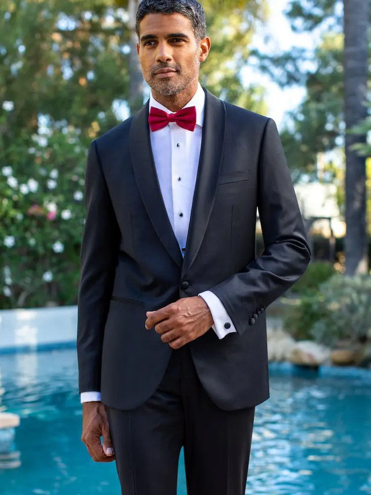 MaxDavoli 1Button Shawl Collar Tuxedo Suits To You