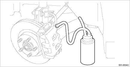 Subaru Legacy BN/BS (2015-2019) Service Manual - Air bleeding procedure