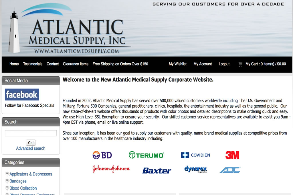 Sumie Designs Atlantic Medical Supply Portfolio