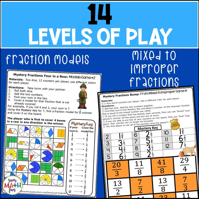 Equivalent Fractions Games Comparing Fractions Sum Math Fun