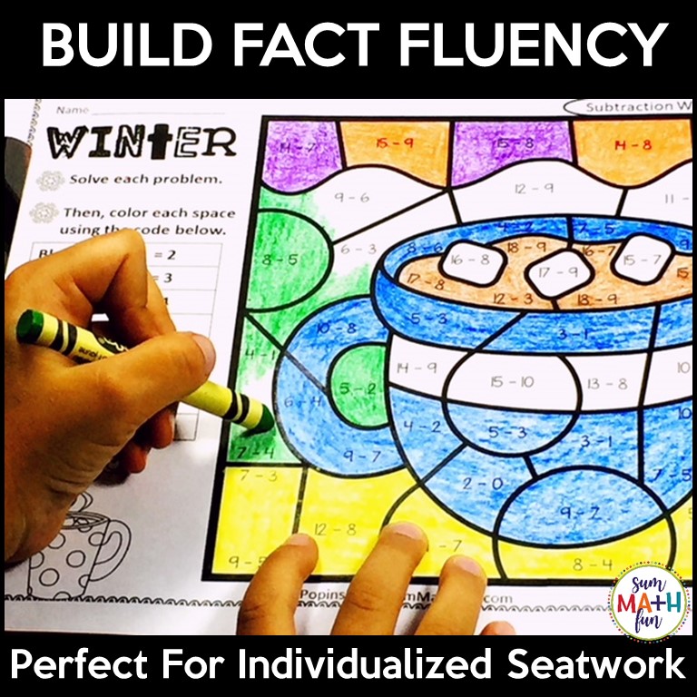 Addition and Subtraction Worksheets Year Long Bundle