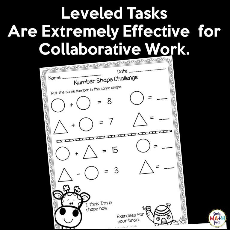 Free Early Finishers and Gifted Primary Sum Math Fun