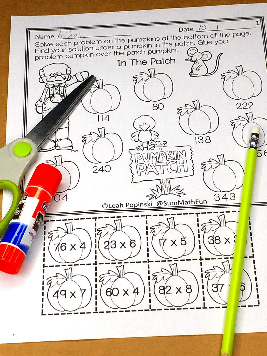 {Free} MultiDigit Multiplication Worksheets Sum Math Fun