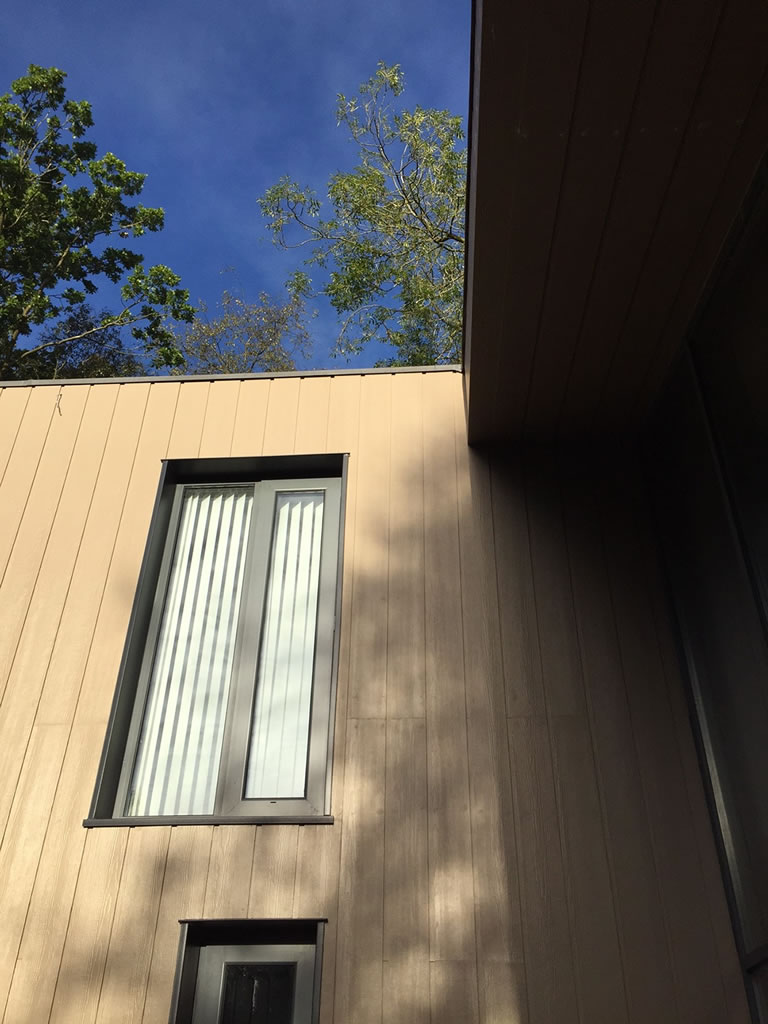 James Hardie concrete cladding installation in Bedfordshire