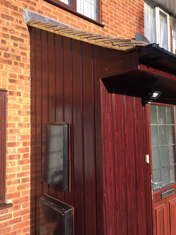 Porch roof replacement in Borehamwood, Hertfordshire