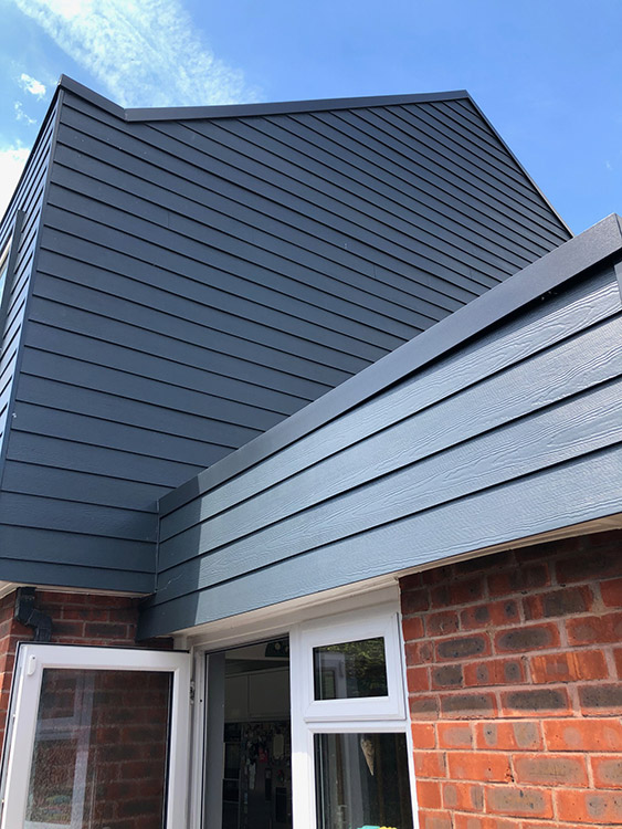 James Hardie weatherproof cladding installation in Maidenhead