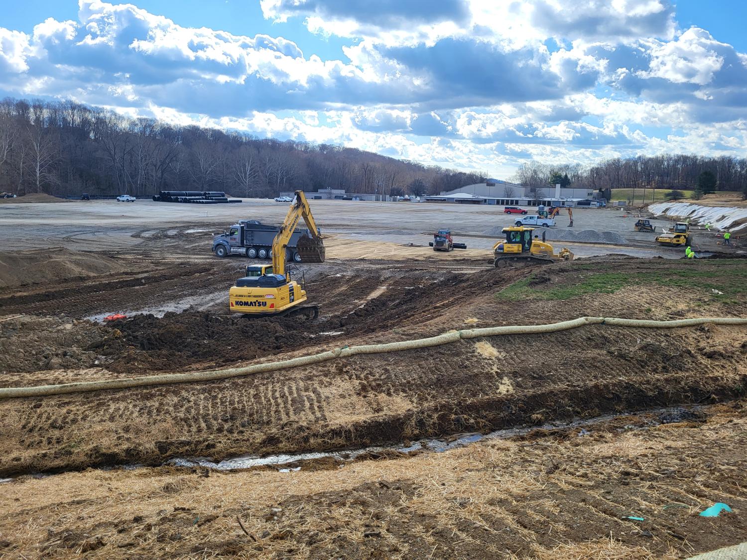Construction begins for the New 365,000 sf Lancaster High School and
