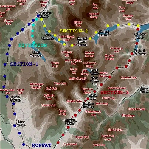 The Moffat Tweedsmuir St Mary's Loch Circuit Custom Object SummitPost
