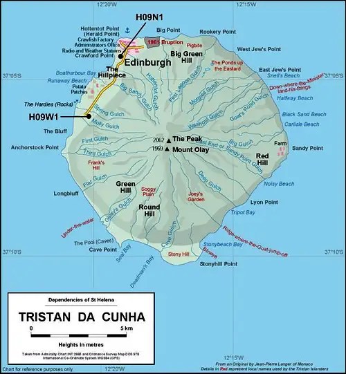 Up to the Hub of Utopia Climbing Tristan da Cunha's Queen Mary's Peak