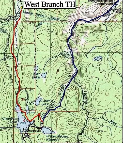 West Branch TH Map Photos, Diagrams & Topos SummitPost